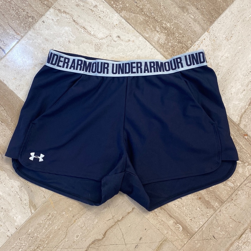 Women’s Under Armor Navy Shorts with Pockets